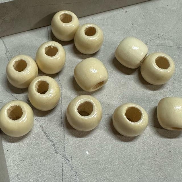 30個 12mm 大穴 ウッド ビーズ 穴5mm |  | 05