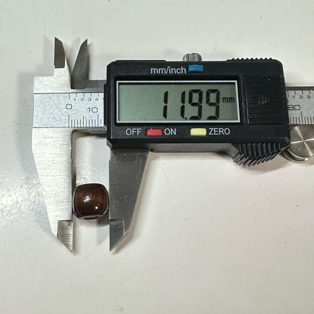 30個 12mm 大穴 ウッド ビーズ 穴5mm |  | 11