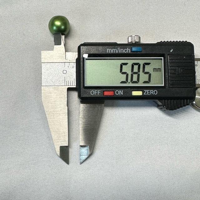 12個 12mm 大穴 マットカラー プラスチック ビーズ |  | 18
