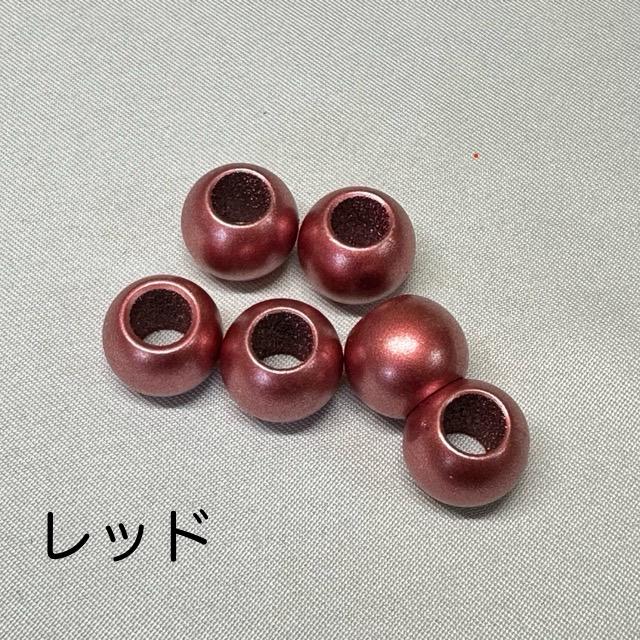 12個 12mm 大穴 マットカラー プラスチック ビーズ |  | 10