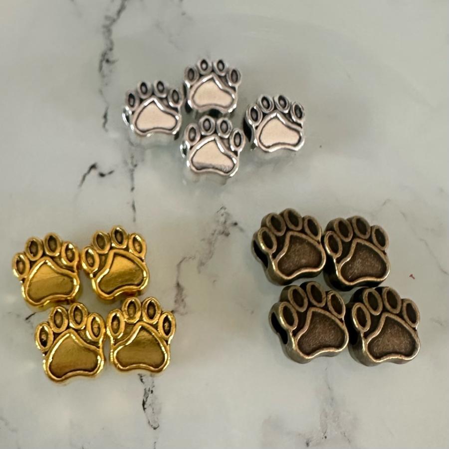 肉球 大穴 アクセント ロンデル ビーズ 8個セット |  | 12