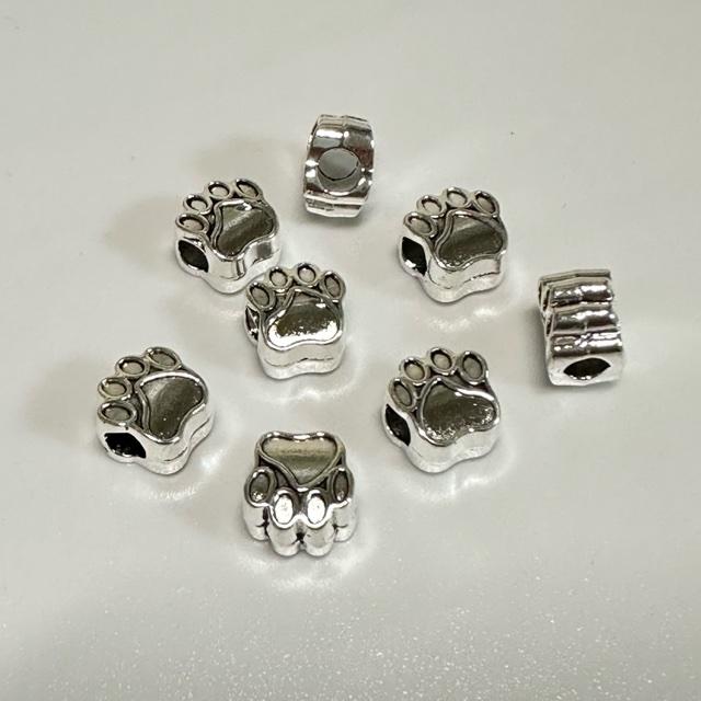 肉球 大穴 アクセント ロンデル ビーズ 8個セット |  | 01