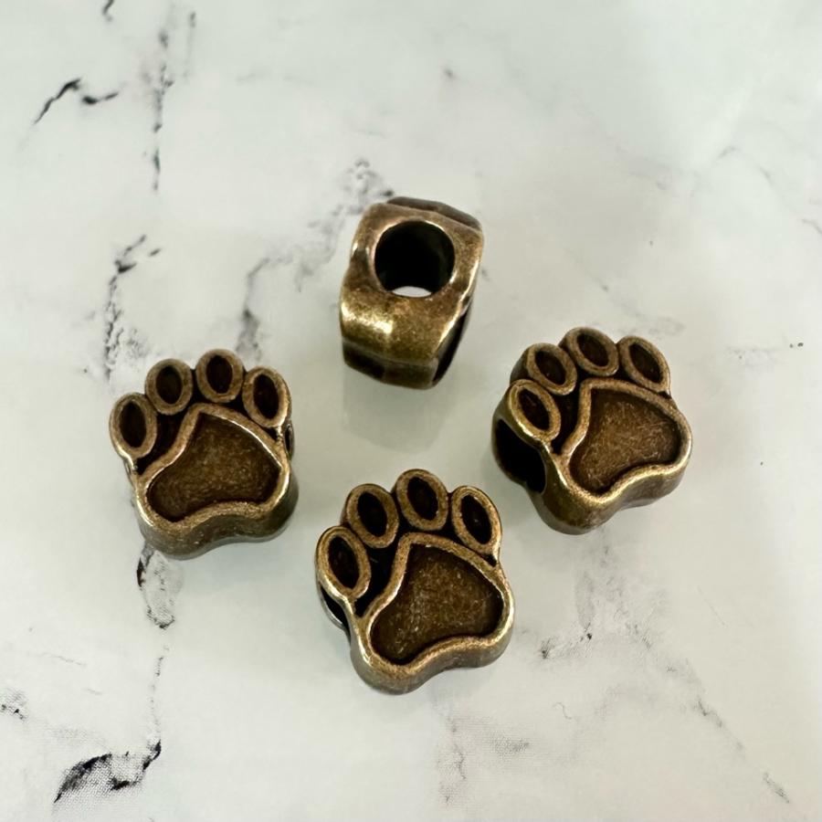 肉球 大穴 アクセント ロンデル ビーズ 8個セット |  | 08