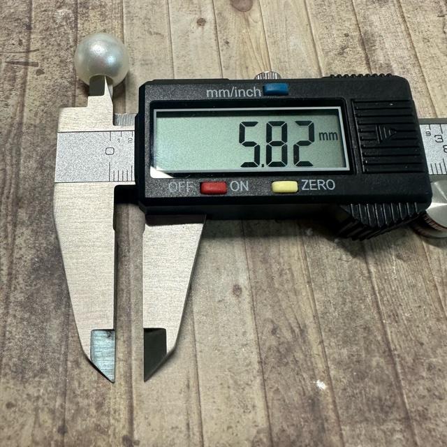 14個 14mm 大穴 プラスチック パール ビーズ 穴5.8mm |  | 06