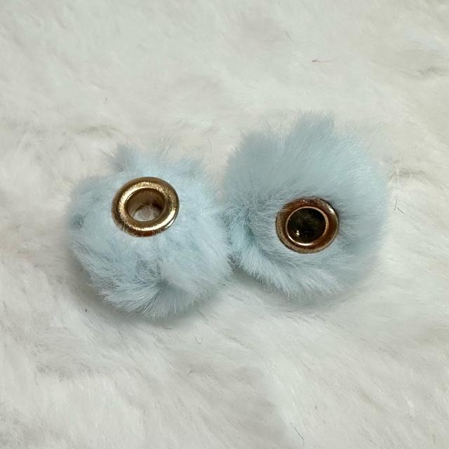 値下げ 8個 ファー ポンポン ロンデル 大穴 ビーズ |  | 12