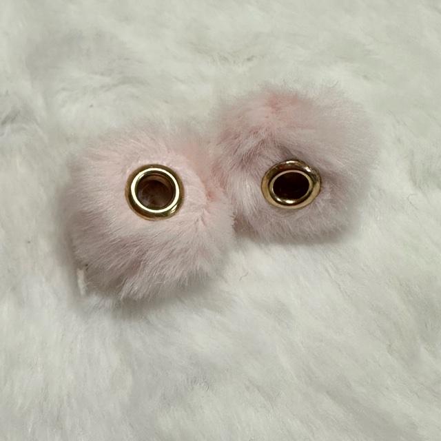 値下げ 8個 ファー ポンポン ロンデル 大穴 ビーズ |  | 08