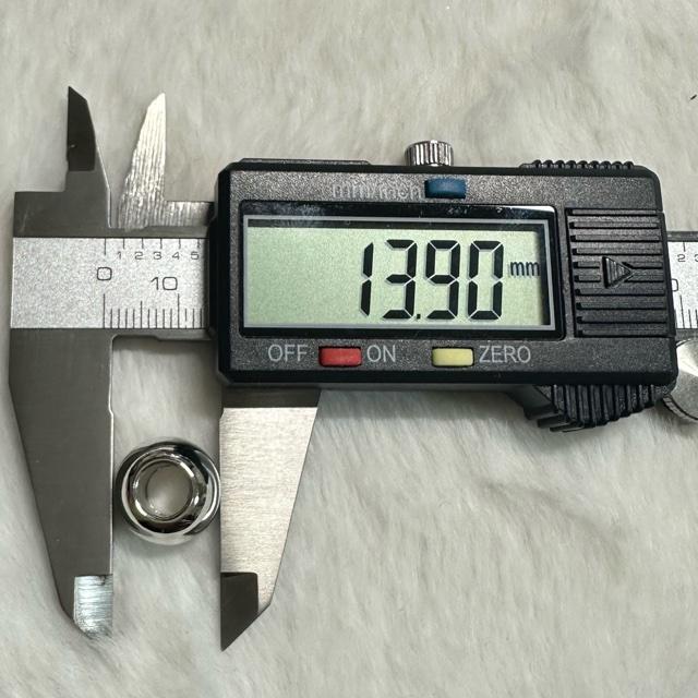 12個 14mm 大穴 プラスチック ビーズ シルバー |  | 04