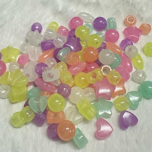 80個 蓄光 アクリル ゼリー ビーズ |  | 05