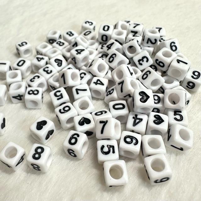 1個 ナンバー 数字 ビーズ |  | 02