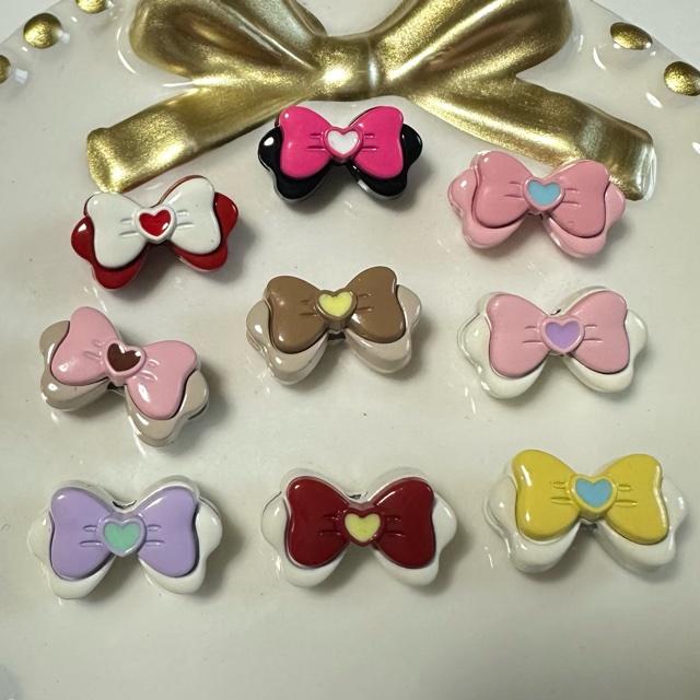 1個 合金 4つ穴 リボン ビーズ : Guild by PoD 手芸パーツ・素材店