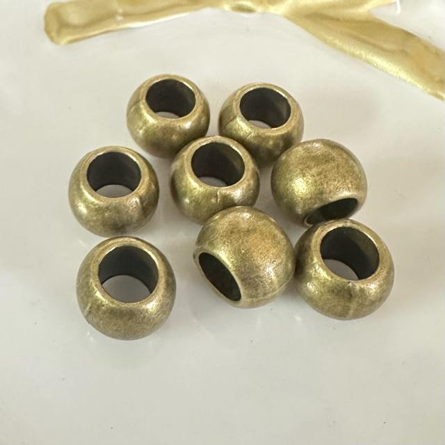 8個 11.5mm 合金 大穴 ビーズ |  | 11