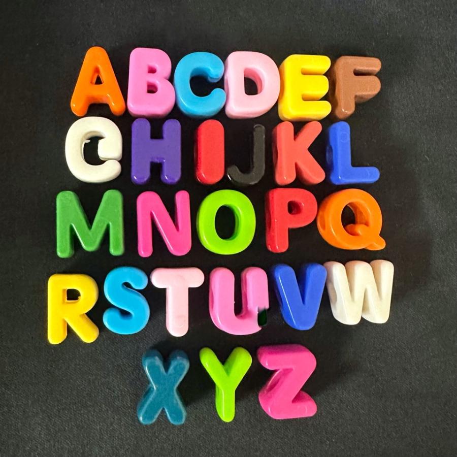 4個 アクリル 大穴 アルファベット ビーズ |  | 10