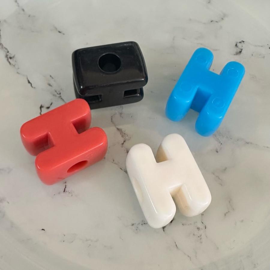 4個 アクリル 大穴 アルファベット ビーズ |  | 05