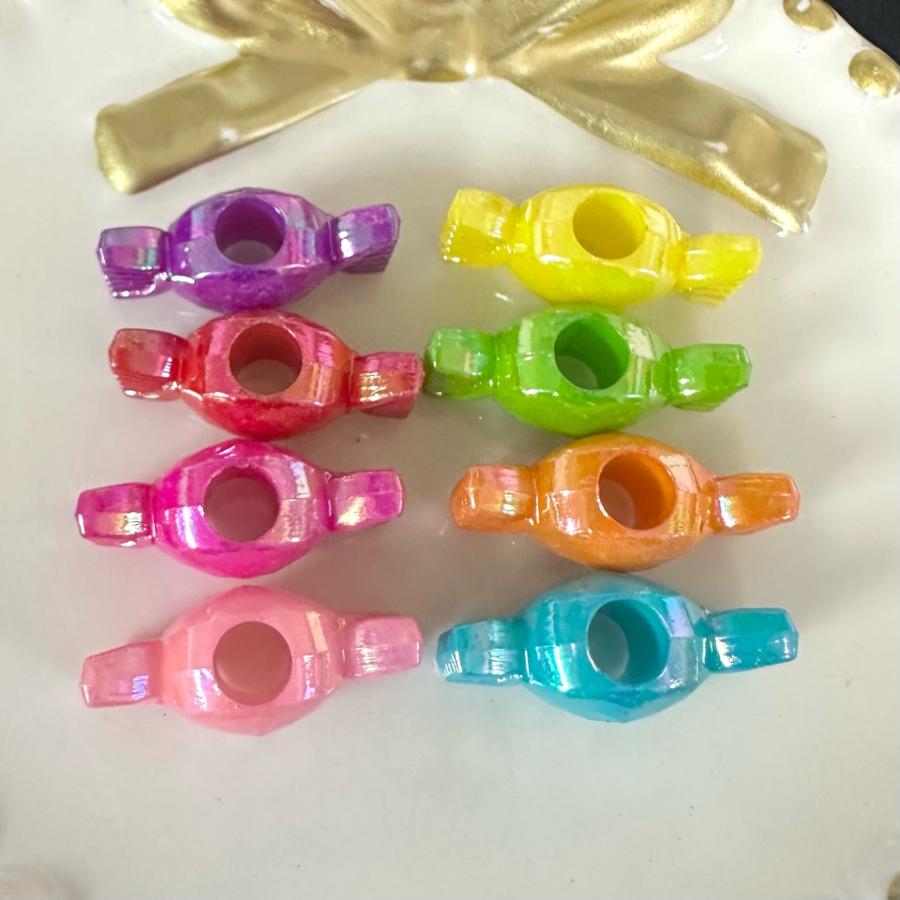 8個 アクリル キャンディー ビーズ ミックスカラー |  | 01