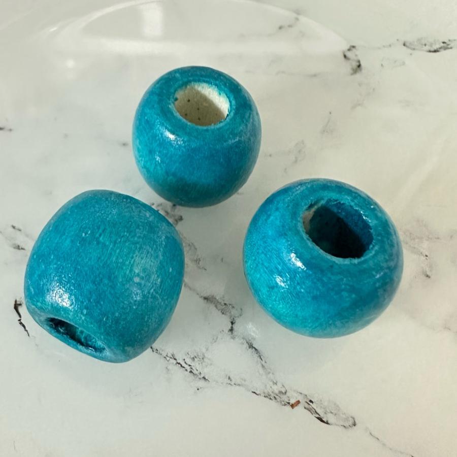 10個 大穴 ウッドビーズ大 16mm×17mm |  | 13