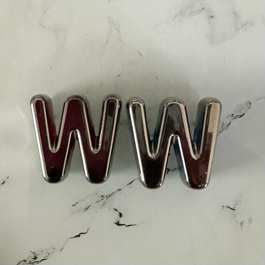 1個 アクリル 大穴 アルファベット ビーズ ガンメタ |  | 17