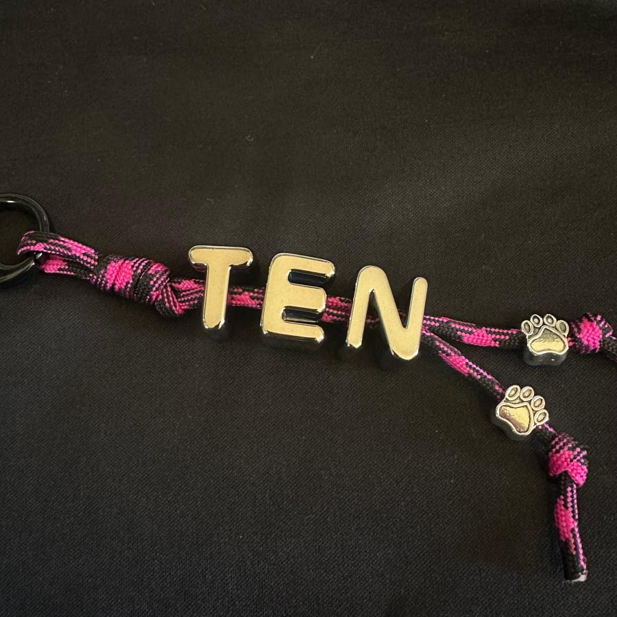 1個 アクリル 大穴 アルファベット ビーズ ガンメタ |  | 19