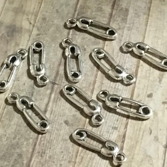 安全ピン チャーム 10個セット : Guild by PoD 手芸パーツ・素材店