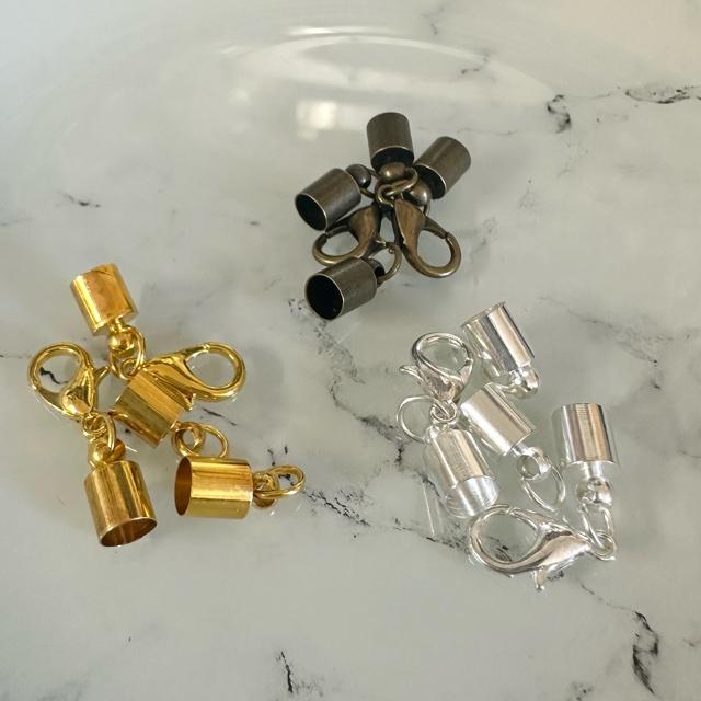 エンドパーツ  金具 4.5mm径 4組セット | 