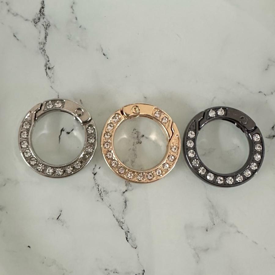 1個 25mm 合金カラビナ スプリングゲート キー リング |  | 01