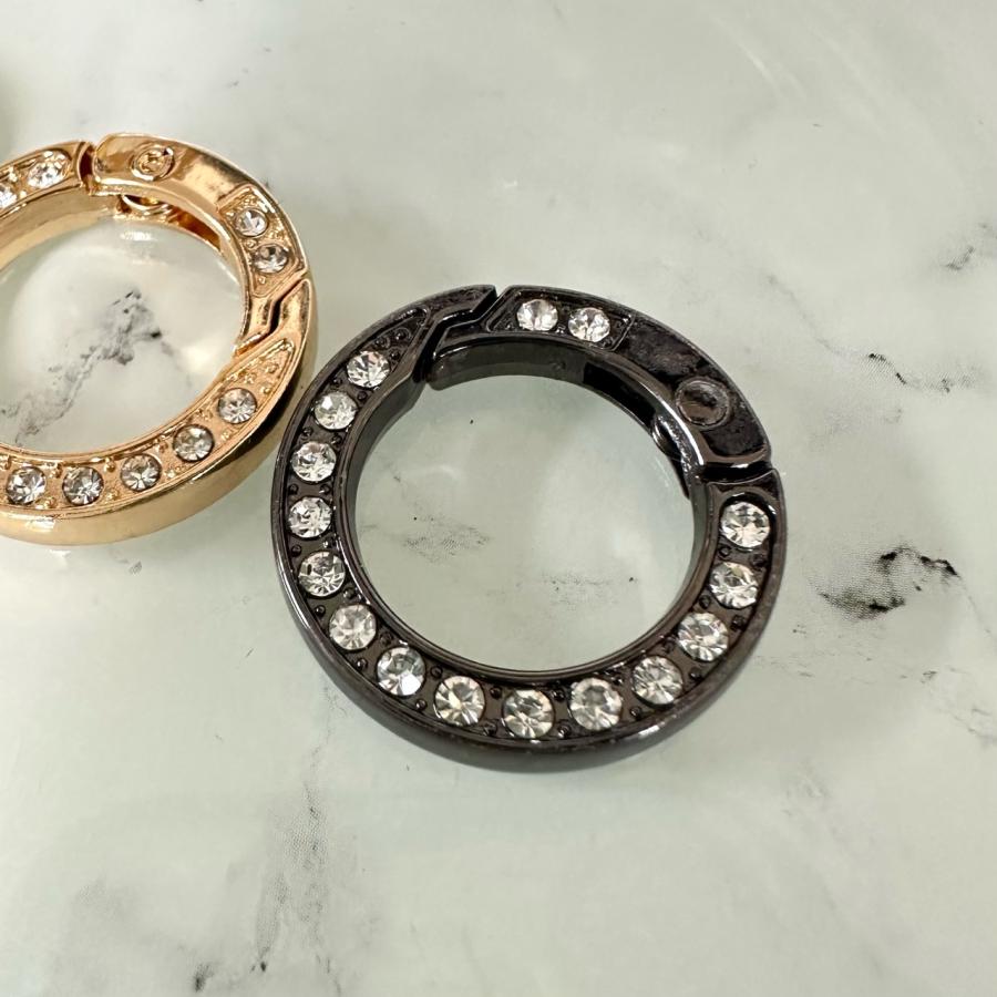 1個 25mm 合金カラビナ スプリングゲート キー リング |  | 12