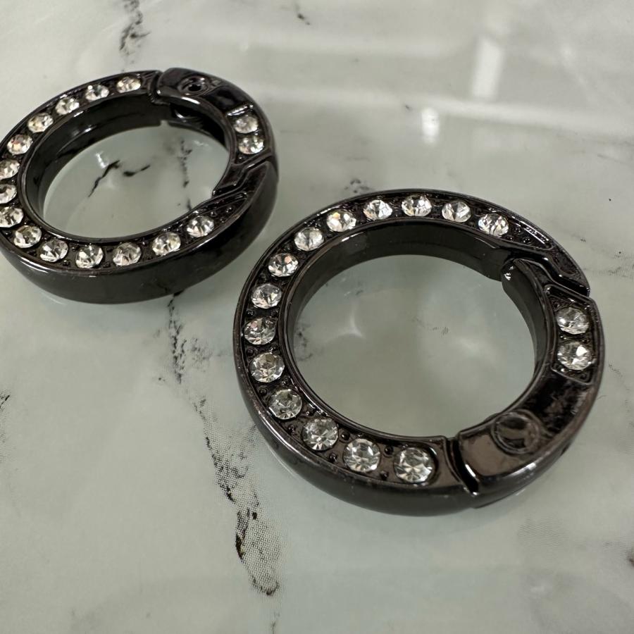 1個 25mm 合金カラビナ スプリングゲート キー リング |  | 14