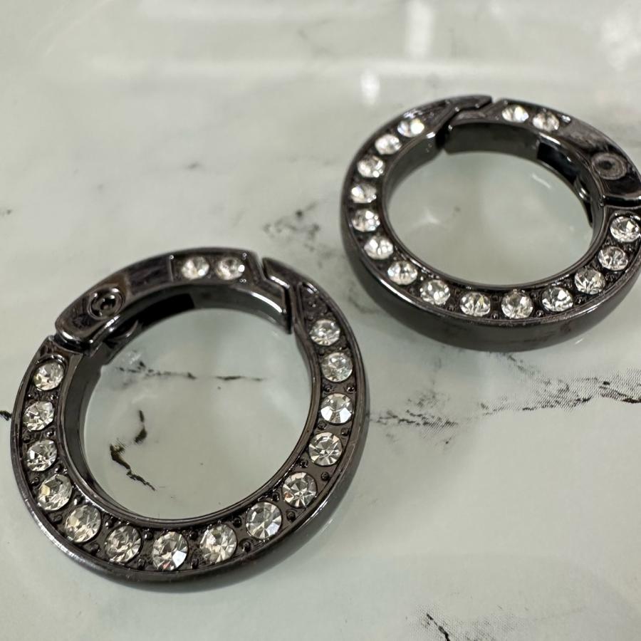 1個 25mm 合金カラビナ スプリングゲート キー リング |  | 15