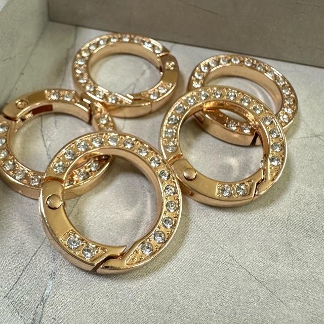1個 25mm 合金カラビナ スプリングゲート キー リング |  | 09