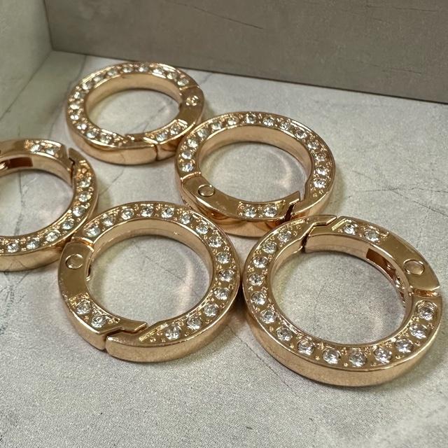 1個 25mm 合金カラビナ スプリングゲート キー リング |  | 10