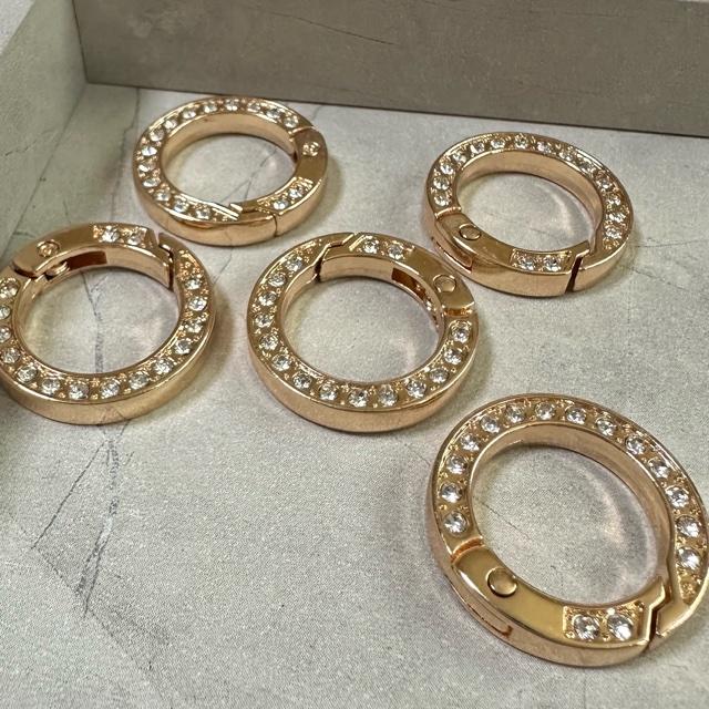1個 25mm 合金カラビナ スプリングゲート キー リング |  | 11