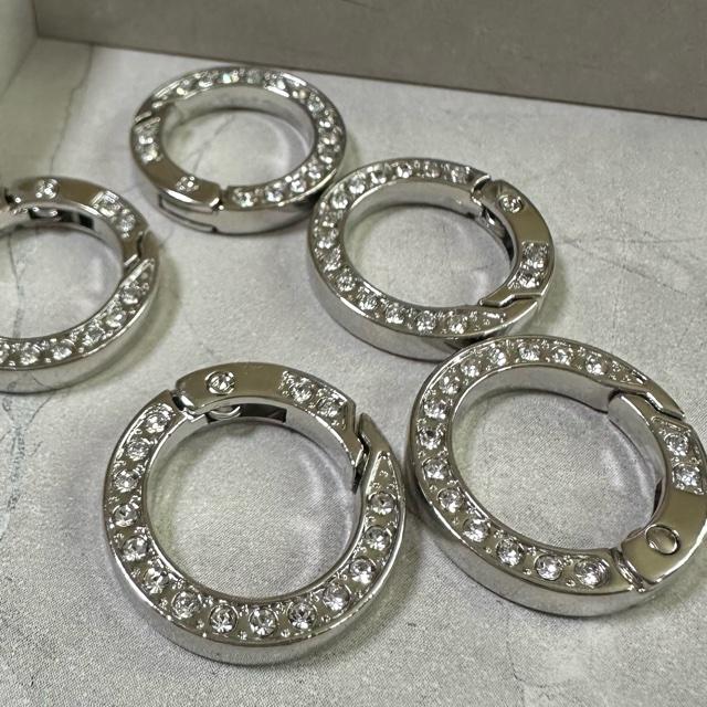 1個 25mm 合金カラビナ スプリングゲート キー リング |  | 05