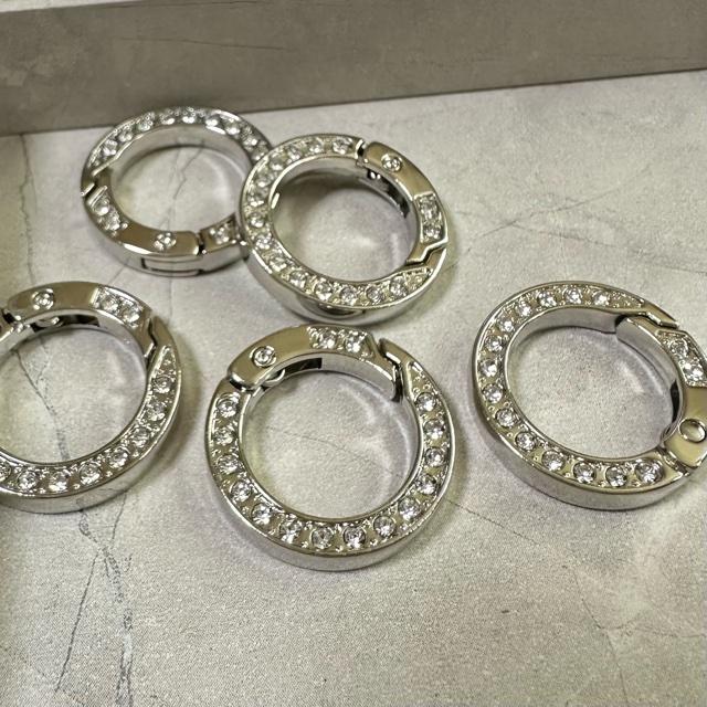 1個 25mm 合金カラビナ スプリングゲート キー リング |  | 08