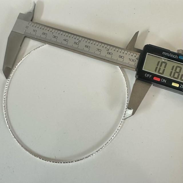 4個 10cm リース ワイヤー ギザギザ シルバー |  | 05