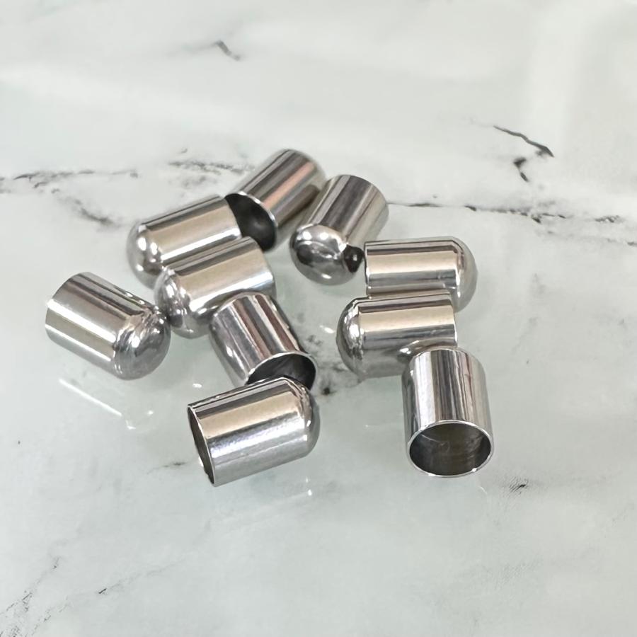 10個 ステンレス　エンドキャップ アグレット |  | 01