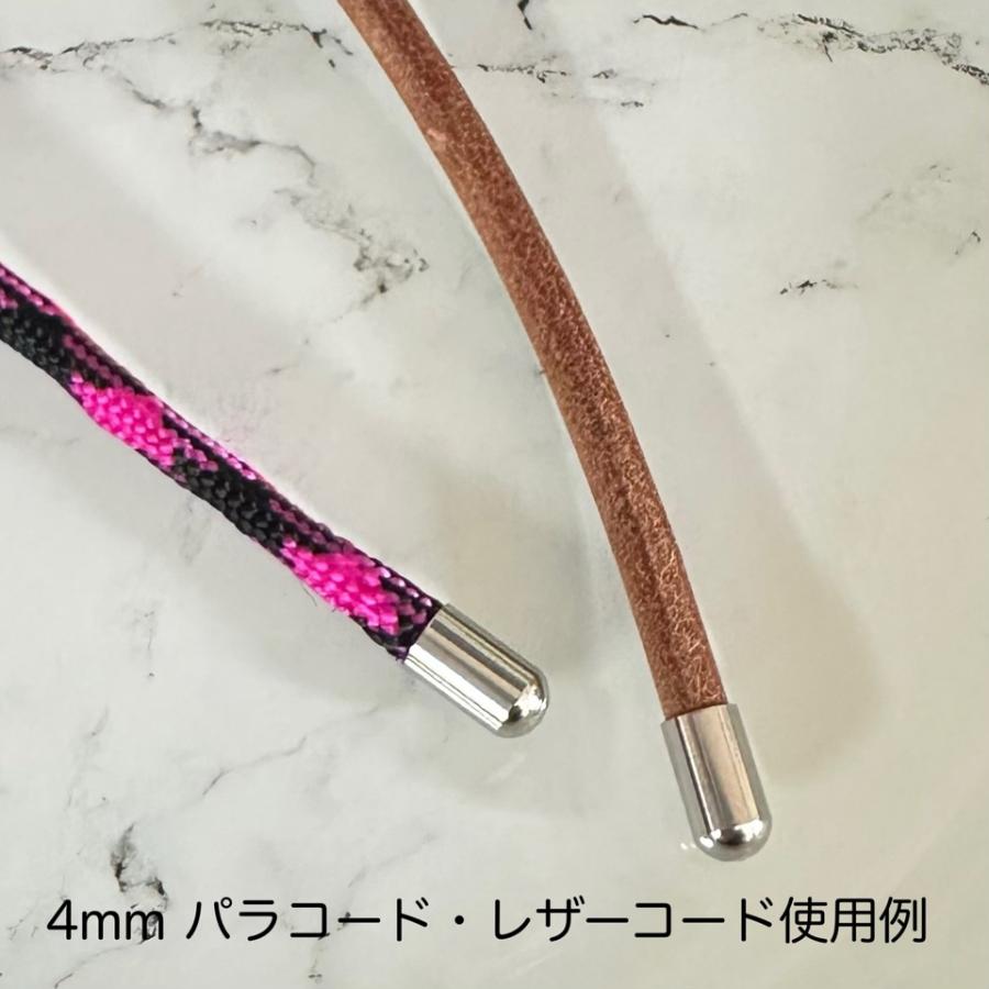 10個 ステンレス　エンドキャップ アグレット 内径4.2mm |  | 03