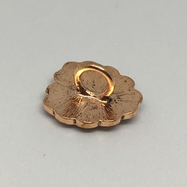 2個 ミニ ハート 20mm ボタン ローズゴールド |  | 02