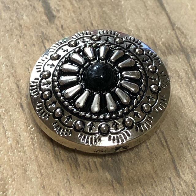 2.5cm ネジ式 コンチョ ブラック A 1個 |  | 01