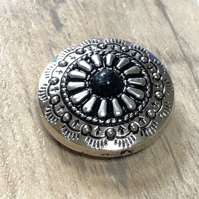 2.5cm ネジ式 コンチョ ブラック A 1個 |  | 02