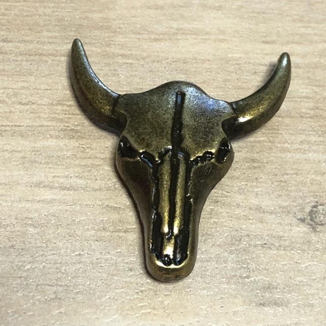 ネジ式 バッファロー　コンチョ ブロンズ 1個 |  | 03