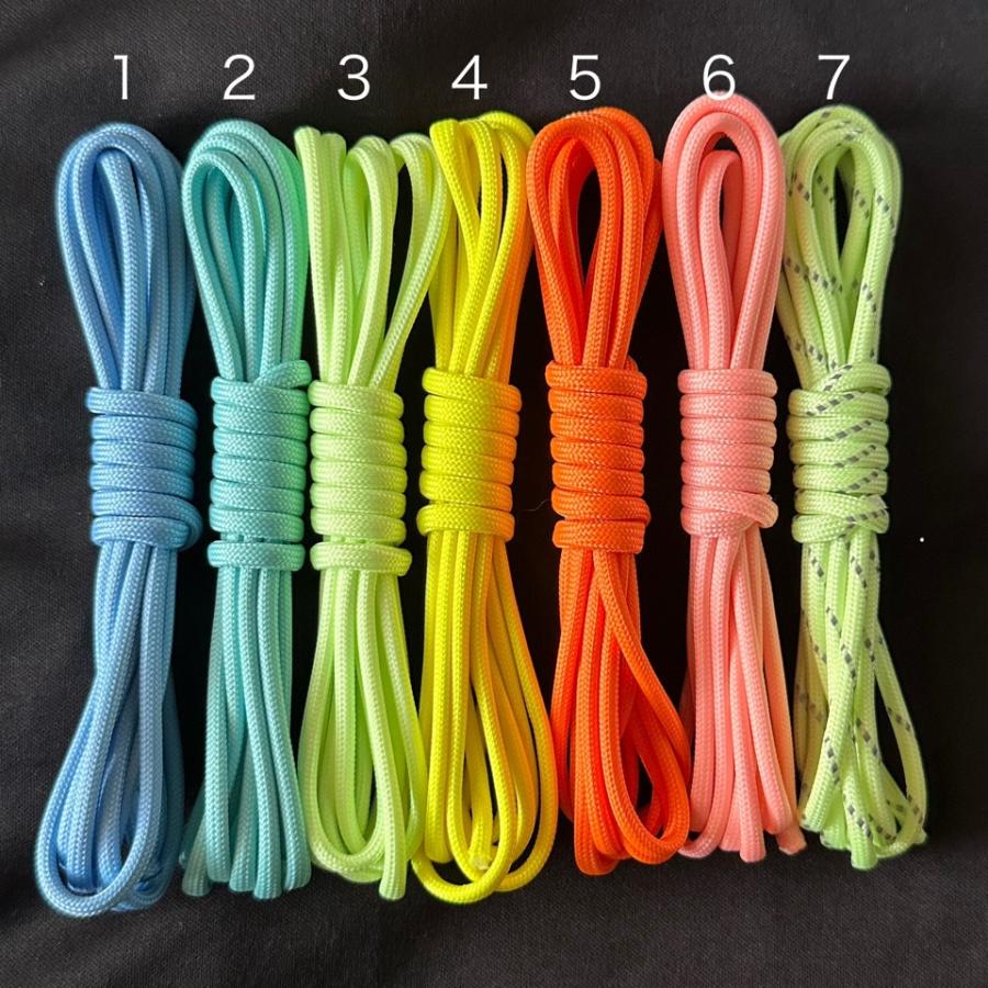 1m  7芯 グロー 蓄光 パラコード 紐 ♯1〜7 |  | 01