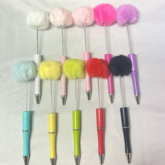 1本 カスタム オリジナル 作成用 ボールペン ポンポンファー : Guild