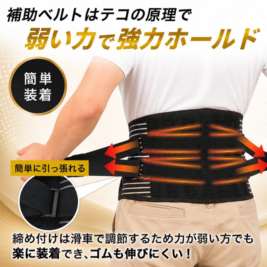 腰痛ベルト 腰サポーター 腰用 サポートベルト コルセット 腰ベルト 