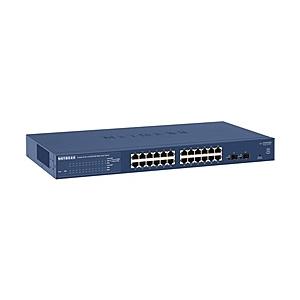 【在庫目安：あり】 NETGEAR GS724T-400AJS GS724T 24ポート ギガビット スマートスイッチ