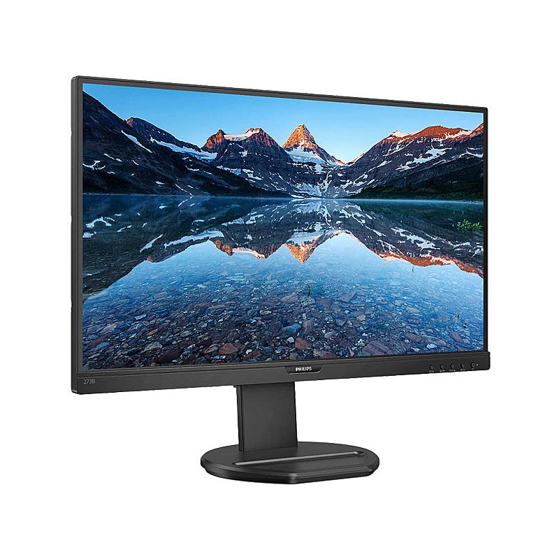 美品Philips 273B9 27型モニター 内蔵スピーカーUSB-Cハブ PHILIPS 273B9/11 液晶ディスプレイ 27型/ 1920×1080/ USB-C