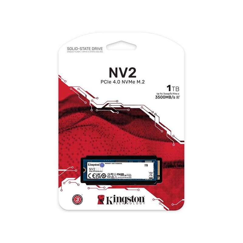 キングストン SNV2S/1000G 1TB NV2 NVMe PCIe SSD Gen 4.0 x 4 読取最大3500Mb/ 秒 書込最大2100Mb/ 秒｜podpark｜03