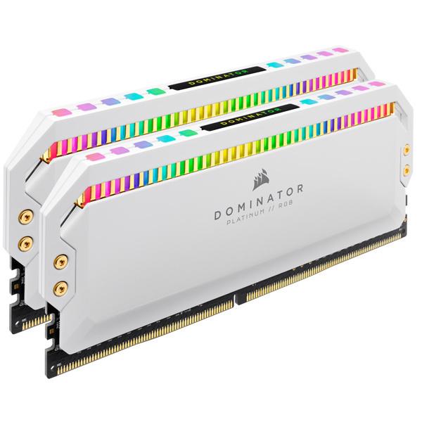 公式売上 コルセア(メモリ) CMT16GX4M2C3600C18W DDR4 3600MHz 8GBx2 DIMM 18-19-19-39 DOMINATOR PLATINUM RGB White Heatspreader RGB LED