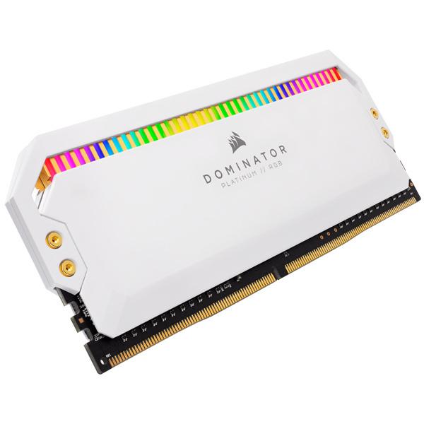 公式売上 コルセア(メモリ) CMT16GX4M2C3600C18W DDR4 3600MHz 8GBx2 DIMM 18-19-19-39 DOMINATOR PLATINUM RGB White Heatspreader RGB LED