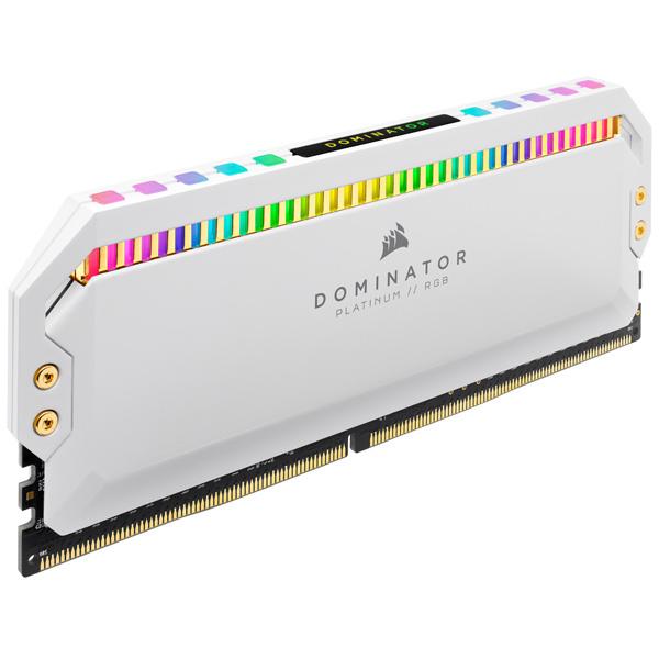 公式売上 コルセア(メモリ) CMT16GX4M2C3600C18W DDR4 3600MHz 8GBx2 DIMM 18-19-19-39 DOMINATOR PLATINUM RGB White Heatspreader RGB LED