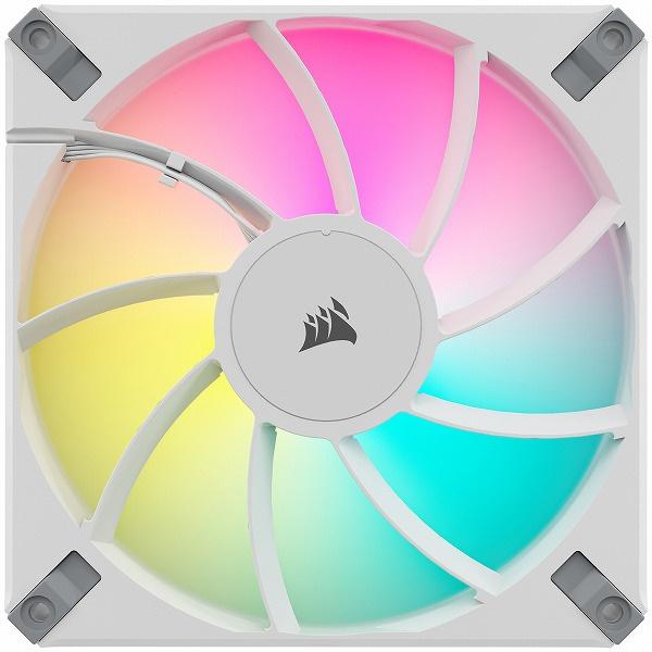 コルセア(メモリ) CO-9050160-WW ケースファン AF140 RGB ELITE WHITE Dual Pack with Lighting Node CORE XT