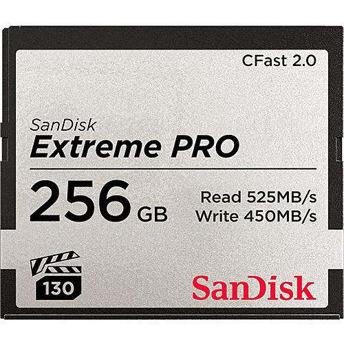 SDCFSP-256G-J46D SanDisk エクストリーム プロ CFast 2.0 カード 256GB